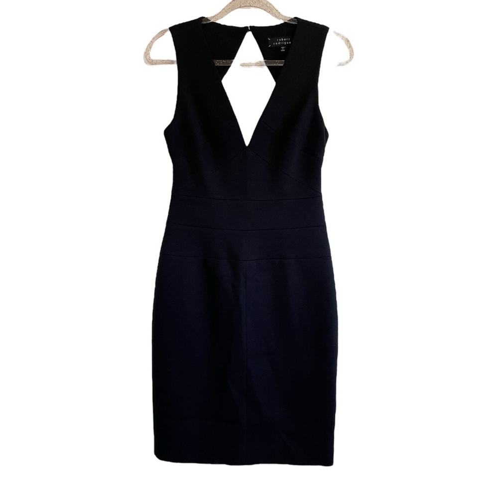Robert Rodriguez Elegant Black Sleeveless Dress
